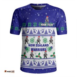 New Zealand Warriors Christmas Custom Special Ugly Christmas Rugby Jersey