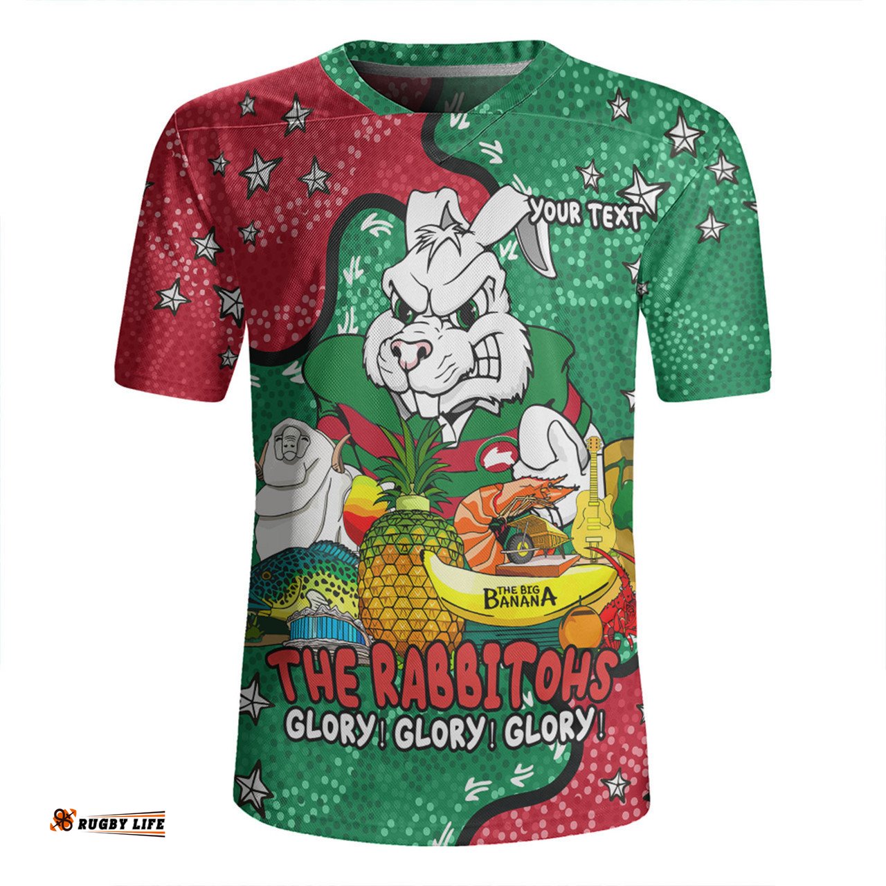 South Sydney Rabbitohs Australian Big Things Rugby Jersey