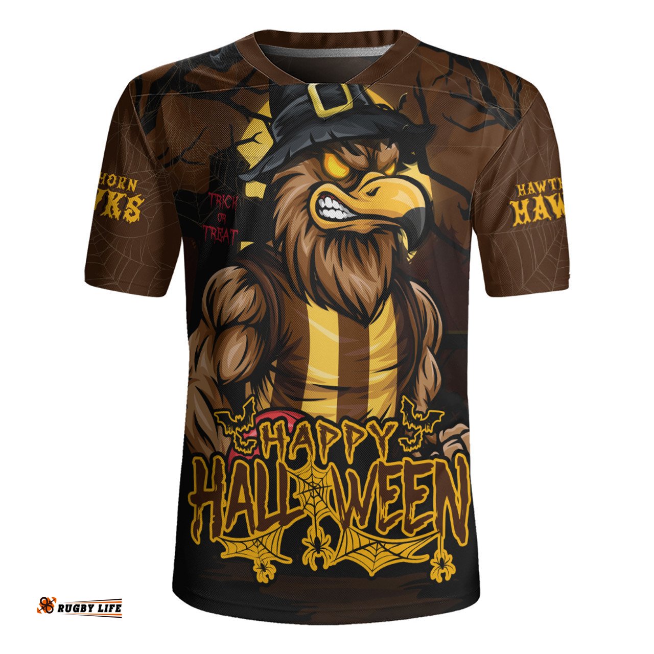 Hawthorn Full Moon Fever Halloween Supporter Rugby Jersey
