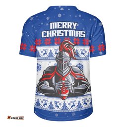 Newcastle Knights Christmas Custom Special Ugly Christmas Rugby Jersey