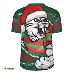 South Sydney Rabbitohs Ugly Knit Style For Christmas Game Fans Rugby Jersey