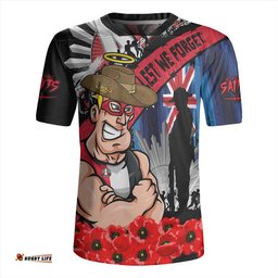 St Kilda Anzac Day Honor United In Spirit Rugby Jersey