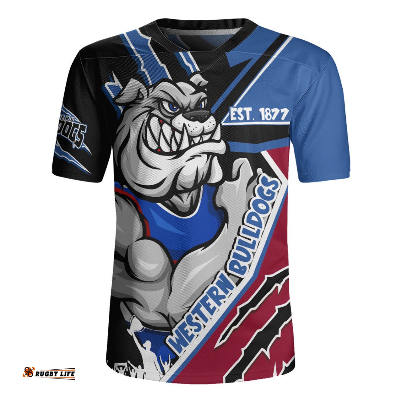Western Bulldogs Battlefield Glory Gear Rugby Jersey