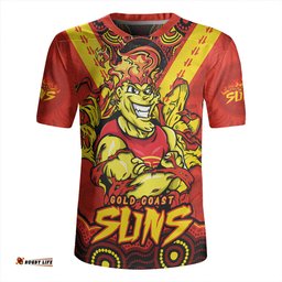 Gold Coast SUNS Ripped Legacy Of The Game Rugby Jersey