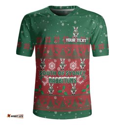 South Sydney Rabbitohs Custom Special Ugly Christmas Rugby Jersey