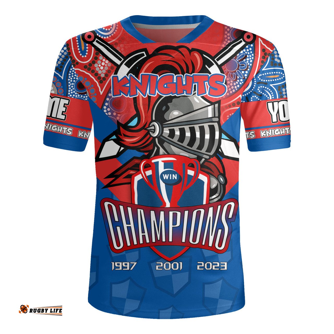 Newcastle Knights Jersey Custom Talent Win Games But Teamwork And Intelligence Win Championships With Aboriginal Style Rugby Jersey