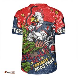 Sydney Roosters Christmas Custom Let's Get Lit Chrisse Pressie Rugby Jersey