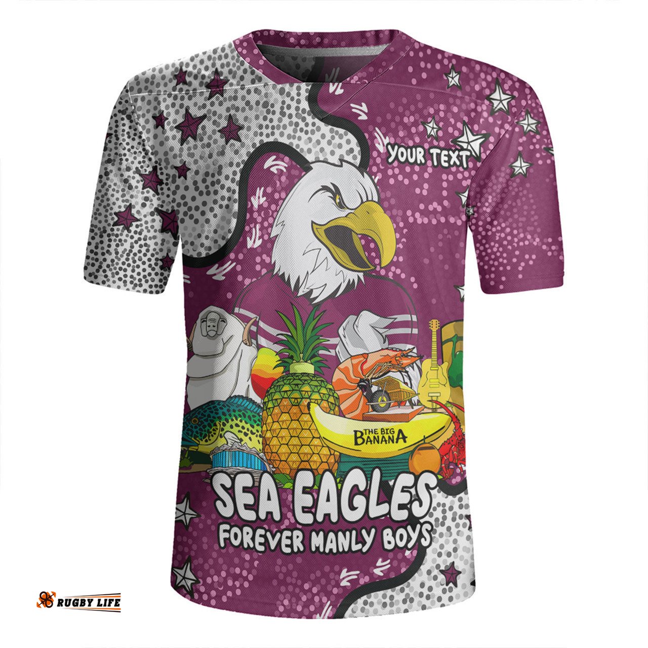 Manly Warringah Sea Eagles Australian Big Things Rugby Jersey