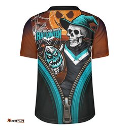 Port Adelaide Halloween Night Reaper Zipper Rugby Jersey