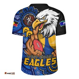 West Coast Eagles Power Through Generations NAIDOC Edition Rugby Jersey