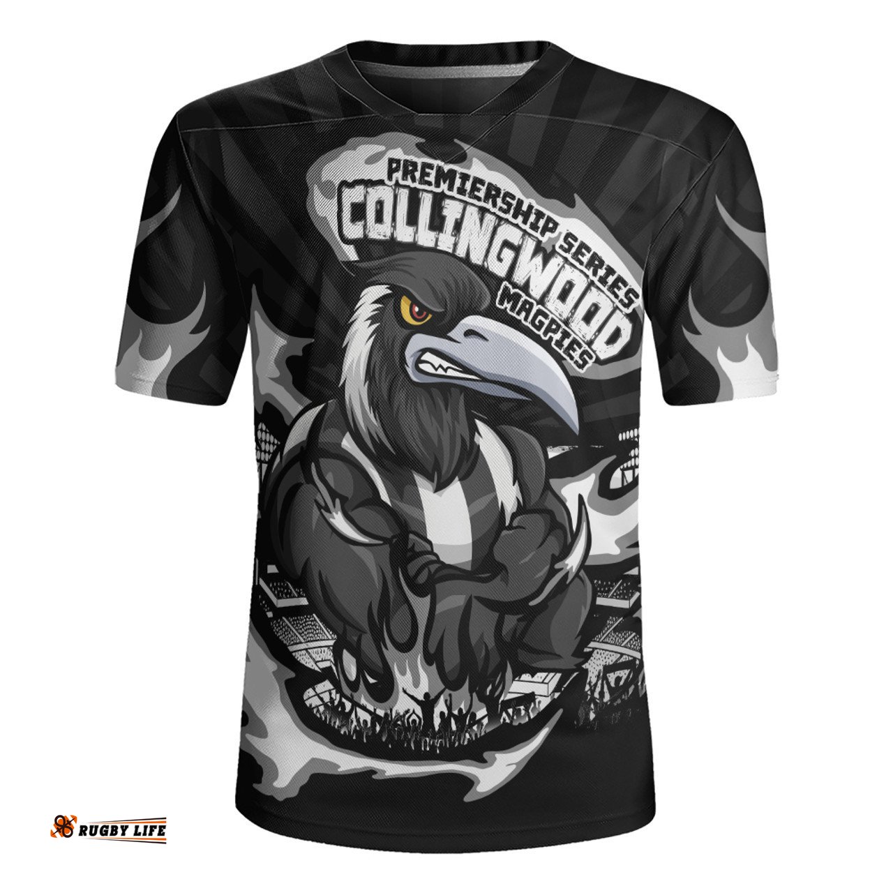 Collingwood Premiership Series Flame Edition Rugby Jersey
