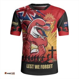Redcliffe Dolphins Fearless ANZAC Defender Rugby Jersey