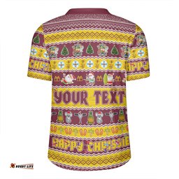 Queensland Christmas Custom Happy Chrissie Ugly Style Rugby Jersey