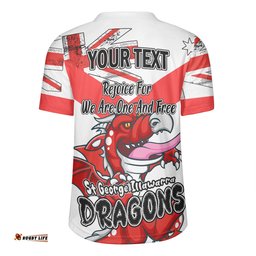 St. George Illawarra Dragons Happy Australia Day We Are One And Free Rugby Jersey