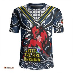 North Queensland Cowboys Aboriginal Inspired Naidoc Week Custom For Die Hard Fan Supporters Rugby Jersey