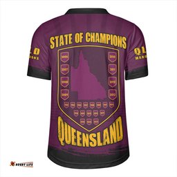 Queensland Maroons Dynasty Of Maroons Rugby Jersey