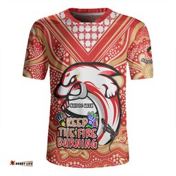 Redcliffe Dolphins Aboriginal Inspired Naidoc Week Custom For Die Hard Fan Supporters Rugby Jersey