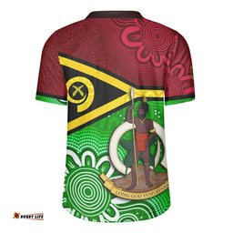 Vanuatu Custom Vanuatu Seal With Aboriginal Patterns Style Rugby Jersey