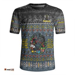 Penrith Panthers Christmas Custom Chrissie Spirit Black Rugby Jersey