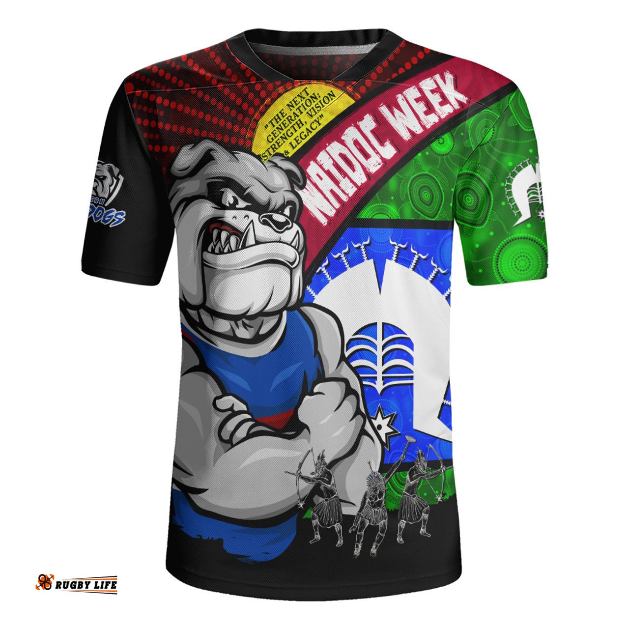 Western Bulldogs NAIDOC Week Pride Edition Rugby Jersey