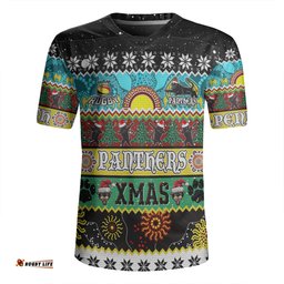 Penrith Panthers Christmas Aboriginal Custom Indigenous Knitted Ugly Xmas Style Rugby Jersey