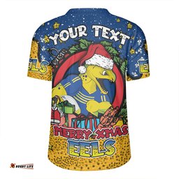 Parramatta Eels Christmas Custom Merry Christmas Our Beloved Team With Aboriginal Dot Art Pattern Rugby Jersey