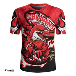 Redcliffe Dolphins Premiership Series Sports Gear Rugby Jersey