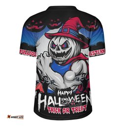 Western Bulldogs Dark Pumpkin Halloween Spirit Rugby Jersey