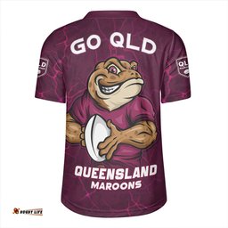Queensland Maroons Go QLD Maroons Break The Limit Rugby Jersey