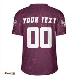 Queensland Maroons Go QLD Maroons Break The Limit Rugby Jersey
