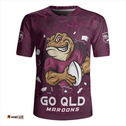 Queensland Maroons Go QLD Maroons Break The Limit Rugby Jersey