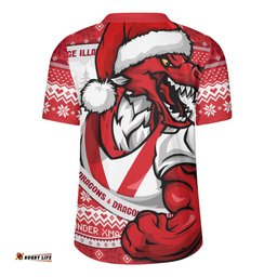 St. George Illawarra Dragons Ugly Knit Style For Christmas Game Fans Rugby Jersey