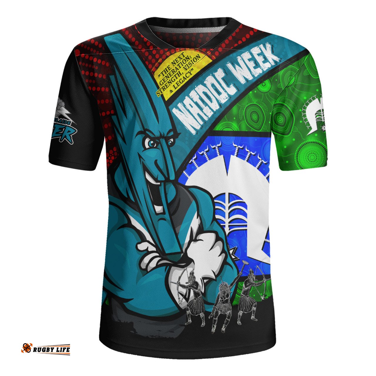 Port Adelaide NAIDOC Week Pride Edition Rugby Jersey