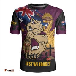 Queensland Maroons Fearless ANZAC Defender Rugby Jersey