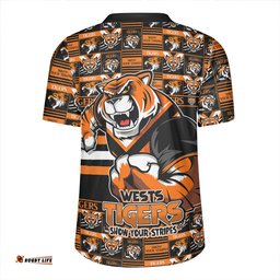 Wests Tigers Champion���s Pride Comic Style Rugby Jersey