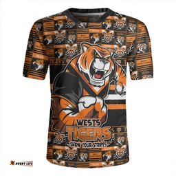 Wests Tigers Champion���s Pride Comic Style Rugby Jersey