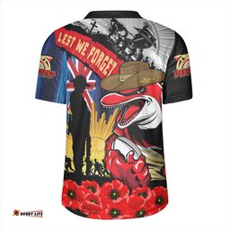 Redcliffe Dolphins United In Spirit Anzac Day Tribute Rugby Jersey