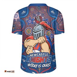Newcastle Knights Aboriginal Pattern Inspired Victory Is Ours Rugby Jersey