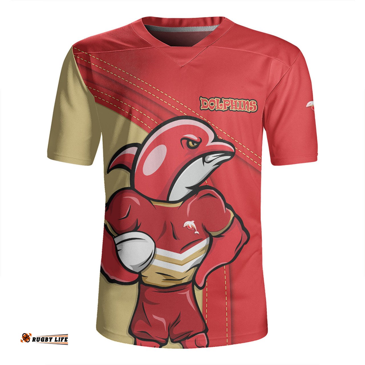 Redcliffe Dolphins Custom Team Of Us Die Hard Fan Supporters Rugby Jersey