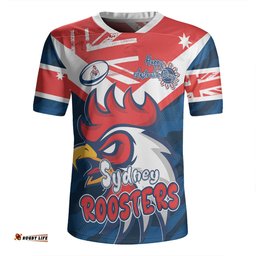 Sydney Roosters Happy Australia Day We Are One And Free Rugby Jersey