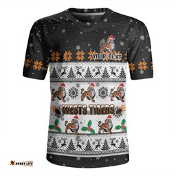 Wests Tigers Christmas Custom Special Ugly Christmas Rugby Jersey