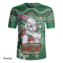 South Sydney Rabbitohs Aboriginal Inspired Tough Fan Rugby For Life Rugby Jersey