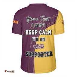 Queensland Maroons Custom Team Of Us Die Hard Fan Supporters Rugby Jersey