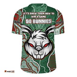 South Sydney Rabbitohs Grand Final Custom Custom Rabbitohs With Contemporary Style Of Aboriginal Painting Rugby Jersey