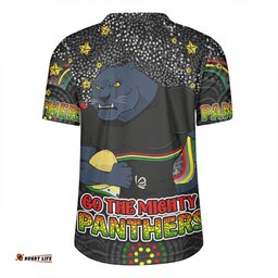 Penrith Panthers Custom Custom With Aboriginal Inspired Style Of Dot Painting Patterns Rugby Jersey
