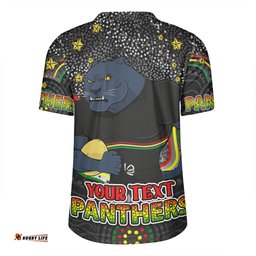 Penrith Panthers Custom Custom With Aboriginal Inspired Style Of Dot Painting Patterns Rugby Jersey