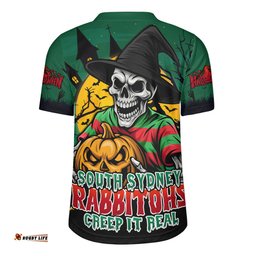 South Sydney Rabbitohs Dark Moon Rugby Halloween Battle Edition Rugby Jersey