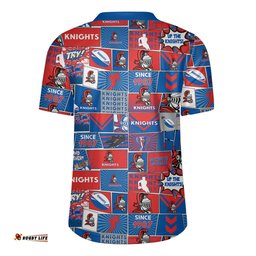 Newcastle Knights Jersey Team Of Us Die Hard Fan Supporters Comic Style Rugby Jersey