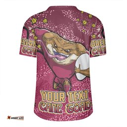 Queensland Cane Toads Custom Team With Dot And Star Patterns For Tough Fan Rugby Jersey