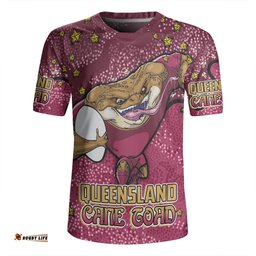 Queensland Cane Toads Custom Team With Dot And Star Patterns For Tough Fan Rugby Jersey